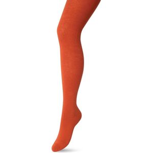 Bonnie Doon Biologisch Katoenen Maillot Dames Donker Oranje maat 36/38 S - Uitstekende pasvorm - Gladde Naden - OEKO-TEX gecertificeerd - Bio Cotton Tights - Duurzaam en Huidvriendelijk Bio Katoen - Oranje/Rood - Oranje/Bruin - Henna - BP051900.246