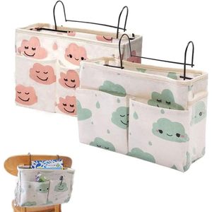 Bedzakken Organizer - Opknoping Nachtkast-organizer voor Bed - Opknoping Bedmand voor Kantoor Keuken Slaapkamer