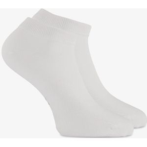 2 paar bamboe kinder sneakersokken - Wit - Maat 27/30