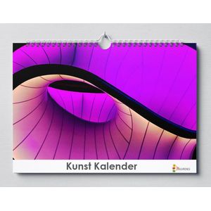 Kunst Abstract verjaardagskalender 35x24cm | Wandkalender | Kalender