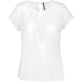 Kariban - K5002 - Damesblouse - Off White - Korte Mouwen