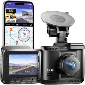 Dashcam voor auto voor en achter – Dual dashcam – Voor- en achtercamera – Autocamera – Full HD dashcam – Dashcam met nachtzicht – Dashcam met bewegingssensor – Groothoeklens – Parkeermodus – Loop recording – Dashcam met SD-kaart
