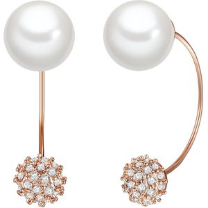 Oorstekers - Roségoud - Oorsteker - 14 karaat Verguld - Dames