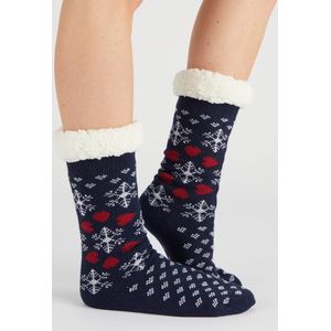 Damart - Sokken gevoerd Thermolactyl - Dames - Blauw - T.UNIQUE