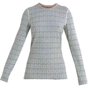 Icebreaker - 260 Vertex Crewe Herenga - Merino Lange Mouwen Basislaag - Grijs