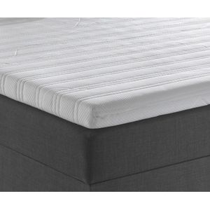 Topdekmatras - Topper 100x220 - HR60 koudschuim - Cooltouch - 10 cm dik - Medium/stevig