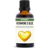 Puturals Vitamine E Olie 100% Natuurlijk - 50ml - Tocoferol 70% - Vitamine E Olie voor Gezicht, Huid en Haar - Puur en Vegan