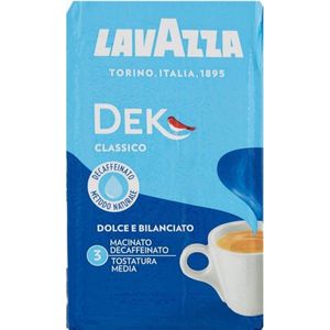 Lavazza DEK Cafeïnevrij Gemalen koffie - 250 gram