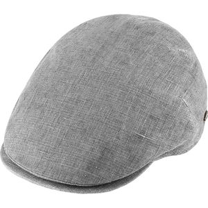 Flatcap Fiebig Linnen Grijs UV-50+ maat 58