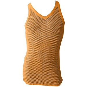 Katoenen Mesh String Vest voor Mannen - Spiervest in Diverse Kleuren