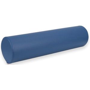 Rol voor massage en therapie - Comfortabel steunkussen voor fysiotherapie - 15 x 60 cm - Blauw