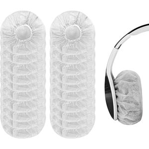 100 stuks - Elastische Hygienehoesjes hoofdtelefoon - cover hoes - niet-geweven stof hoofdtelefoon covers - rekbare sanitaire oorschelp covers