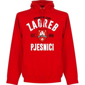 NK Zagreb Established Hoodie - Rood - M