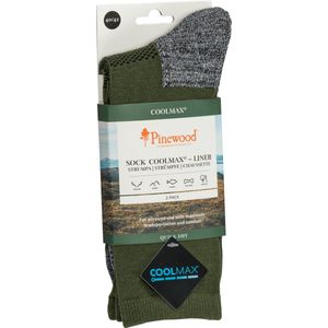 Coolmax Liner Sokken 2-Pack - Green (9210)
