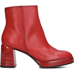 Hispanitas Hi243674 Enkellaarsjes Dames - Rood - Maat 39