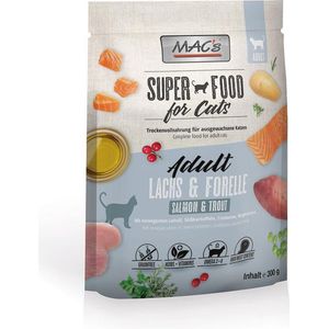MAC's Superfood Kattenvoer Droogvoer - Zalm & Forel - 300g - Kattenbrokken