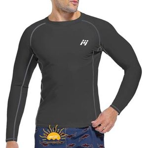 Rash Guard Heren - UV Bescherming, Sneldrogend, Diverse Mouwlengtes voor Watersport en Zwemmen