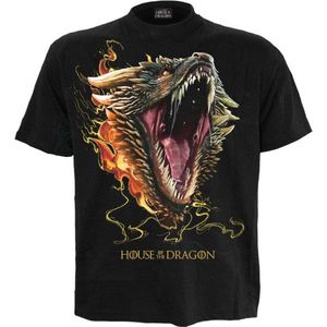 Game Of Thrones House of the Dragon - 2 - Drogon Heren T-shirt - zwart - L