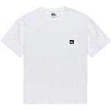 Quiksilver - T-shirt Salt Water Pocket - Wit - Korte Mouwen - 100% Katoen