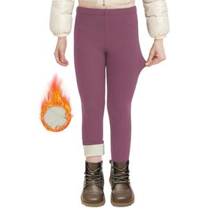 Thermolegging meisjes met fleecevoering - Warme, ondoorzichtige & elastische thermische broek voor kinderen