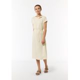 Jurk - Effen - 7/8 Lengte - Mouwloos - Normale Pasvorm - Satijn