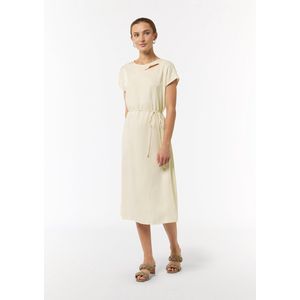 Jurk - Effen - 7/8 Lengte - Mouwloos - Normale Pasvorm - Satijn