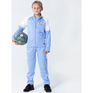 Manchester City trainingspak 21/22 - sportkleding voor kinderen - officieel Manchester city fanproduct - Man City vest en trainingsbroek - maat 152 - Blauw