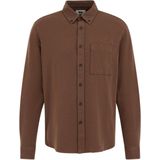 WE Fashion regular casual overhemd bruin