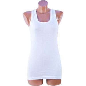 Dames Hemd - Wit - 100% Katoen - 2 Pack