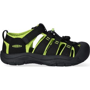 Keen Newport H2 Older Kids Sandalen Black/Lime Green