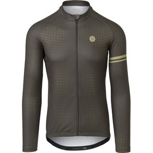 AGU Pixel Fietsshirt Lange Mouwen Essential Heren - Forest Green - XXL