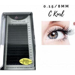 Guardian Beauty Prime Silk Lashes 8mm 0.15 C-krul | Wimpers Extensions | Eyelashes | Wimpers |  Wimperextensions