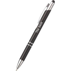 Akyol - the best pen - zwart - gegraveerd - Motivatie pennen - collega - pen met tekst - leuke pennen - grappige pennen - werkpennen - stagiaire cadeau - cadeau - bedankje - afscheidscadeau collega - welkomst cadeau - met soft touch
