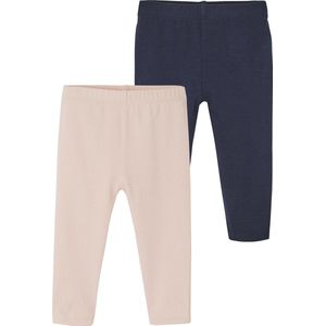 Set van 2 - Baby-Leggings - Okergeel - Meisje