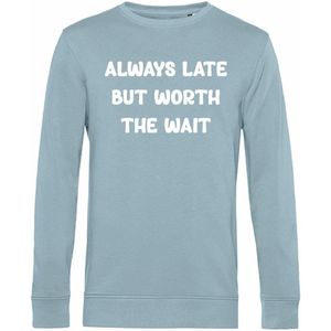 7431 - Sweater - Always Late-Blue Fog-M