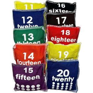 Pittenzakjes Genummerd 11 t/m 20