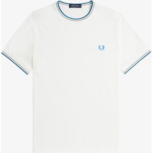 Fred Perry Twin Tipped T-shirt Met Korte Mouwen Wit 2XL Man