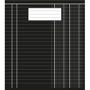 Kangaro boekhoudschrift - 210x165mm - 70gr chloorvrij papier - zwart - K-5517