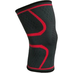 Optimale bescherming tijdens het sporten met Jumada's Kniebandage - Knie Brace XL - Anti Slip Strip voor blessurepreventie en comfort - in opvallend rood fitness Knie van Heble®
