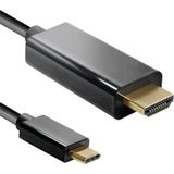 USB-C naar HDMI kabel - 4K 30Hz - 3 meter - Zwart