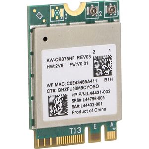 Wireless Network Card voor PC - Wifi Module Computer Accessoires - 2.4/5.0GHz - Bluetooth 5.0 - M.2 NGFF - 802.11a/b/g/n/ac - RTL8822CE