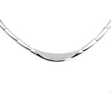 The Jewelry Collection Ketting Zirkonia - Zilver