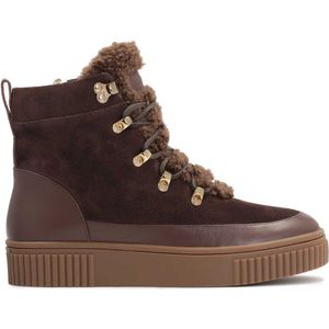 Enkellaarsjes - Zwart - Leer - Gouden Lussen