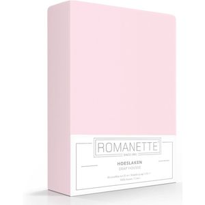 Luxe - Hoeslaken - Roze - Katoen - Geschikt voor Matrassen tot 25 cm Hoog