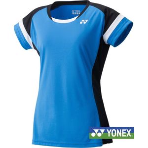 Yonex dames teamshirt - infinite blauw - maat XS