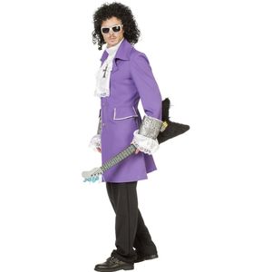 Wilbers & Wilbers - Purple Rain Paarse Prins Popartiest Man - Paars - Maat 56 - Carnavalskleding - Verkleedkleding