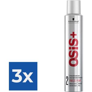 Schwarzkopf - Osis+ Freeze - Haarspray - 200 ml - Voordeelverpakking 3 stuks