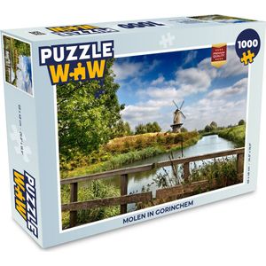 Puzzel Molen in Gorinchem - Legpuzzel - Puzzel 1000 stukjes volwassenen