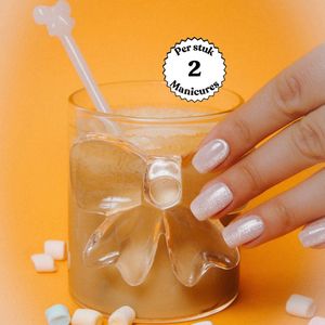 Maniac Nails Gellak Stickers – Glossy – 28 stickers voor 2 manicures – 14+ dagen zonder chippen – Uitharden met UV-lamp – Cateye Glitter Gel Nagelstickers – Gel Nail Wraps