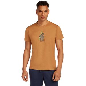 Icebreaker - Merino 150 Tech Lite SS Tee Bear Tour Trail - T-shirt - Bruin
